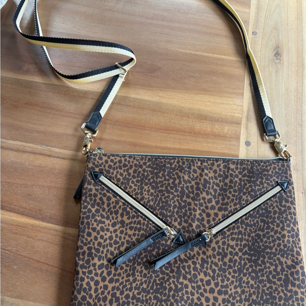 Leopard Print Crossbody Bag